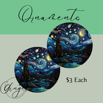 Van Gogh Ornaments