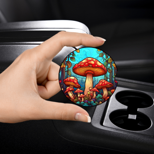 Mushrooms Car Coaster