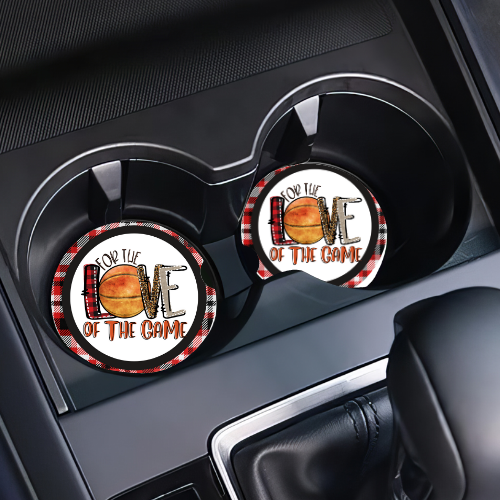 For The Love Basketball Car Coaster