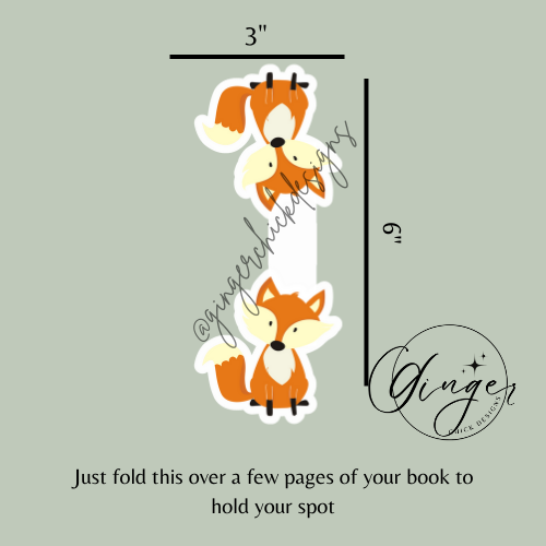 Fox Magnetic Bookmark