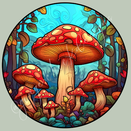 Mushrooms Car Coaster