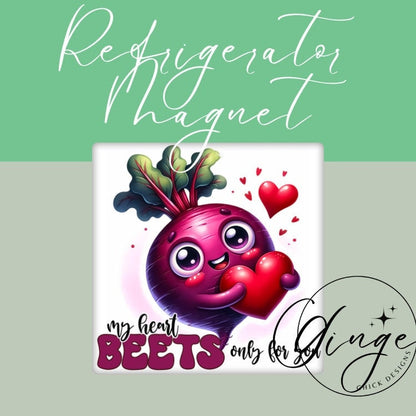 Beets 2x2 Magnet