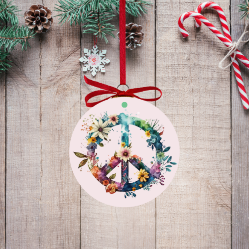 Peace Sign Ornaments