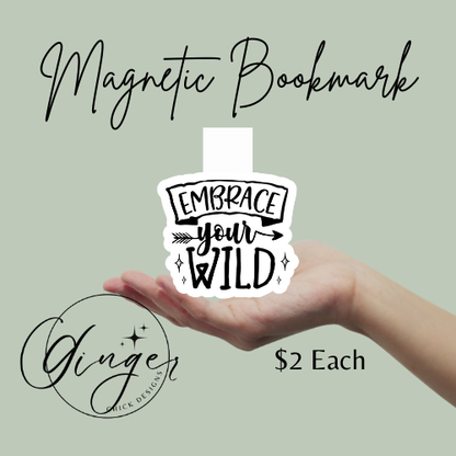 Embrace your Wind Magnetic Bookmark