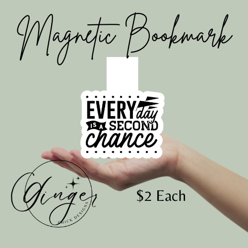 Second Chance Magnetic Bookmark