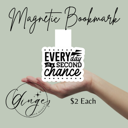 Second Chance Magnetic Bookmark
