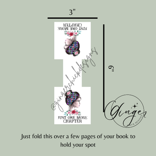 One More Chapter Magnetic Bookmark