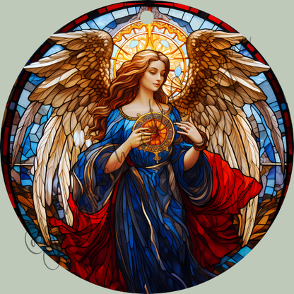 Stained Glass Angel Ornaments