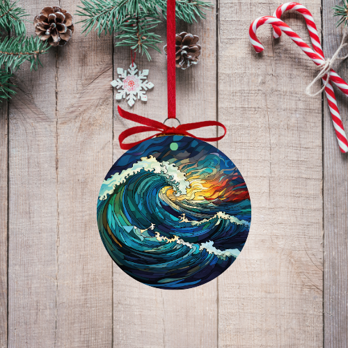 Ocean Waves Ornaments