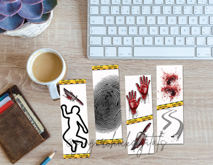 Crime Junkie Sublimation Bookmark