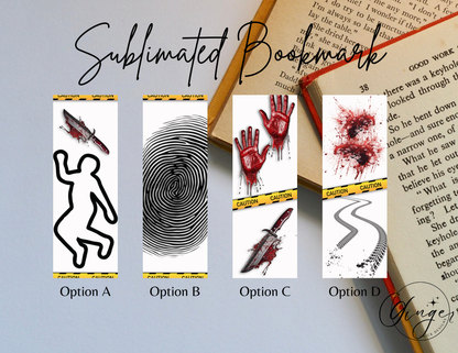 Crime Junkie Sublimation Bookmark