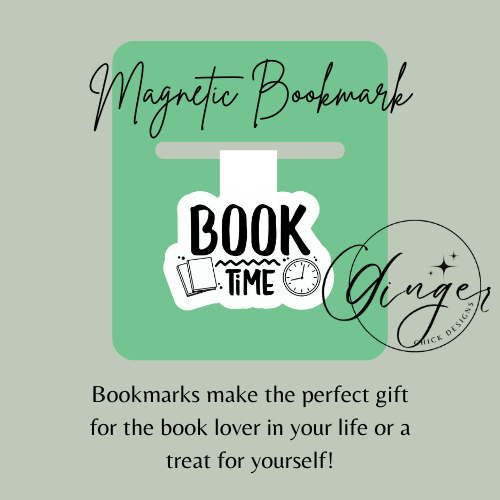 Book Time Magnetic Bookmark