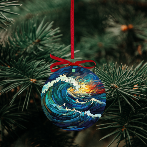 Ocean Waves Ornaments