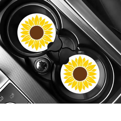 Sunflower Car Coaster