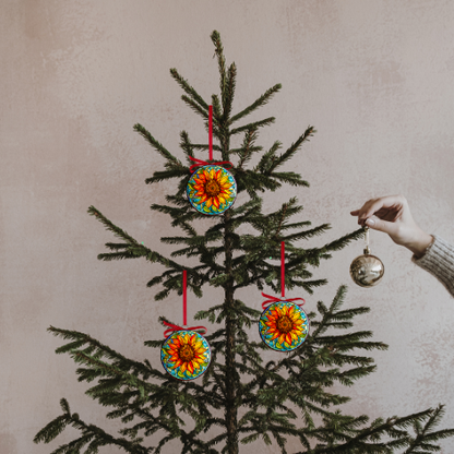 Sunflower Ornaments