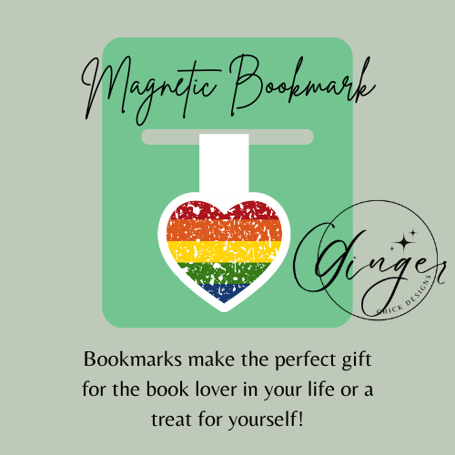 Pride Heart Magnetic Bookmark