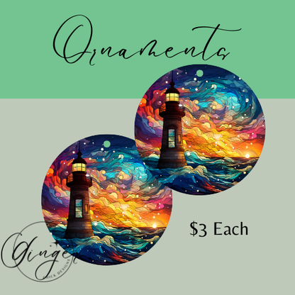 Lighthouse Ornaments
