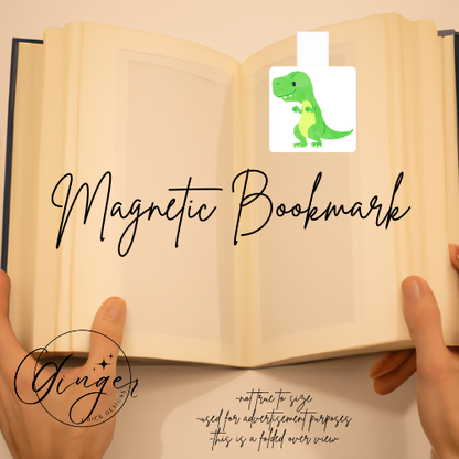 Dinosaur Magnetic Bookmark