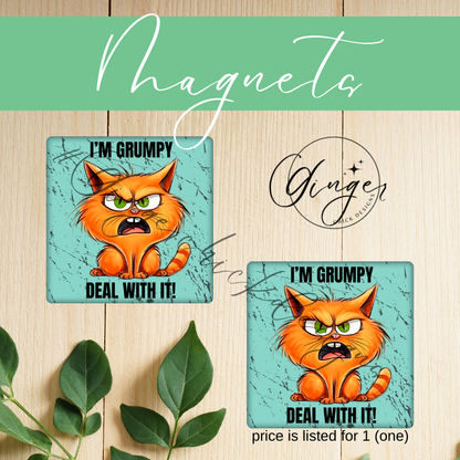 Grumpy Cat 2x2 Magnet