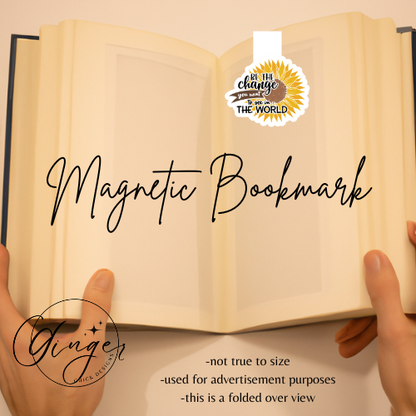 Be the Change Magnetic Bookmark