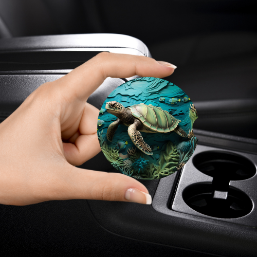 Sea Turtle Car Coaster