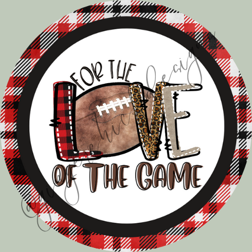 For The Love Football Car Coaster