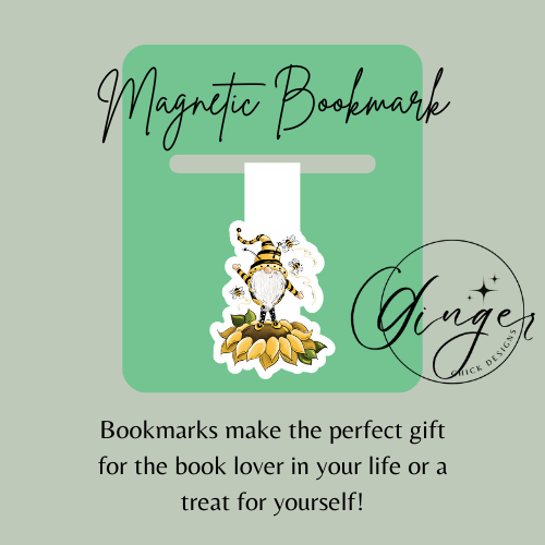 Bee Gnome Magnetic Bookmark