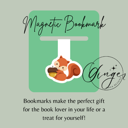 Squirrel Magnetic Bookmark