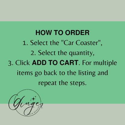 No Fucks Were Given Car Coaster