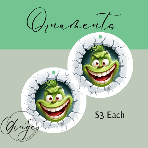 Grinch Ornaments