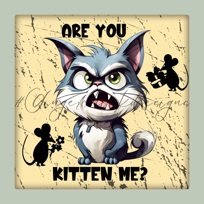 Kitten me 2x2 Magnet