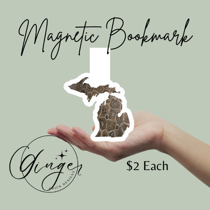 Petosky Michigan Magnetic Bookmark