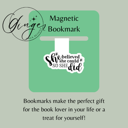 She Believed Magnetic Bookmark