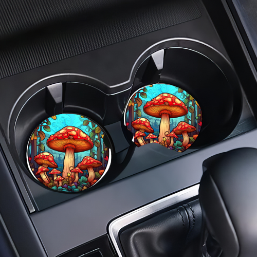 Mushrooms Car Coaster