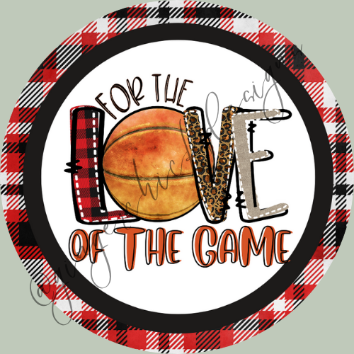 For The Love Basketball Car Coaster