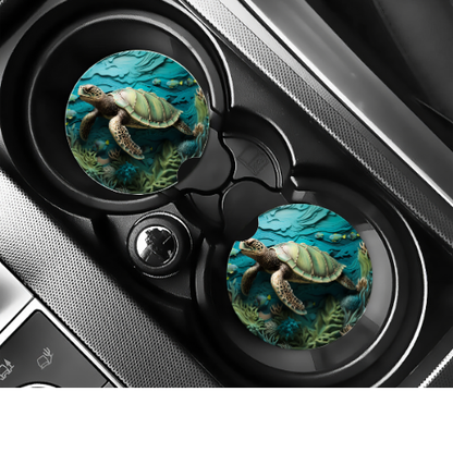Sea Turtle Car Coaster