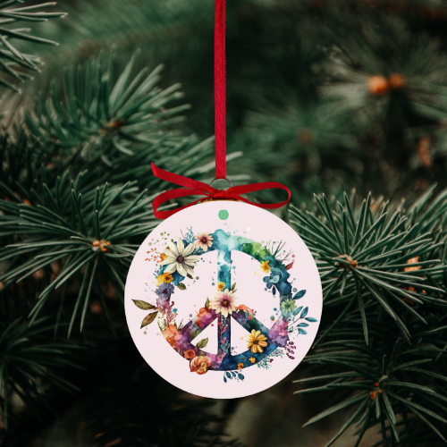 Peace Sign Ornaments