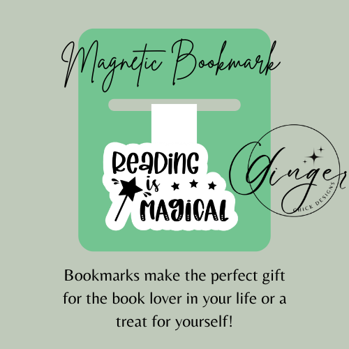 Reading is Magical Magnetic Bookmark