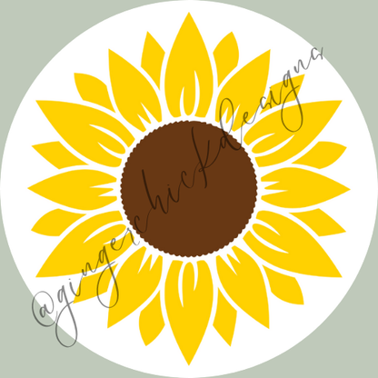 Sunflower Car Coaster