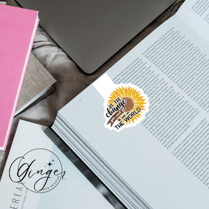 Be the Change Magnetic Bookmark