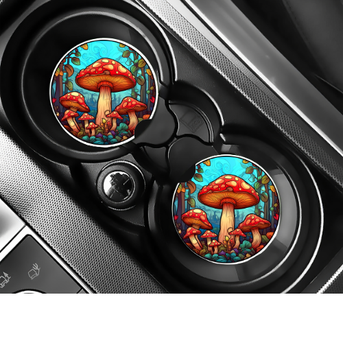 Mushrooms Car Coaster