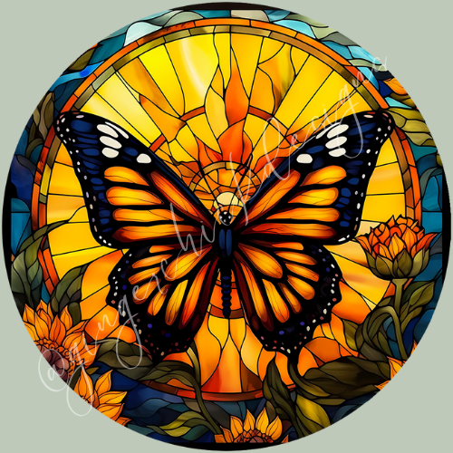 Stained Glass Butterfly