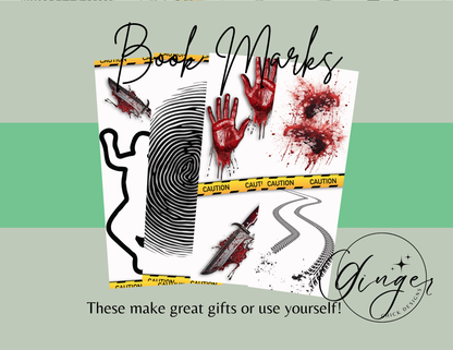 Crime Junkie Sublimation Bookmark