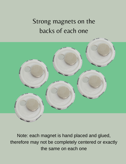 Anti - Social Button Magnets