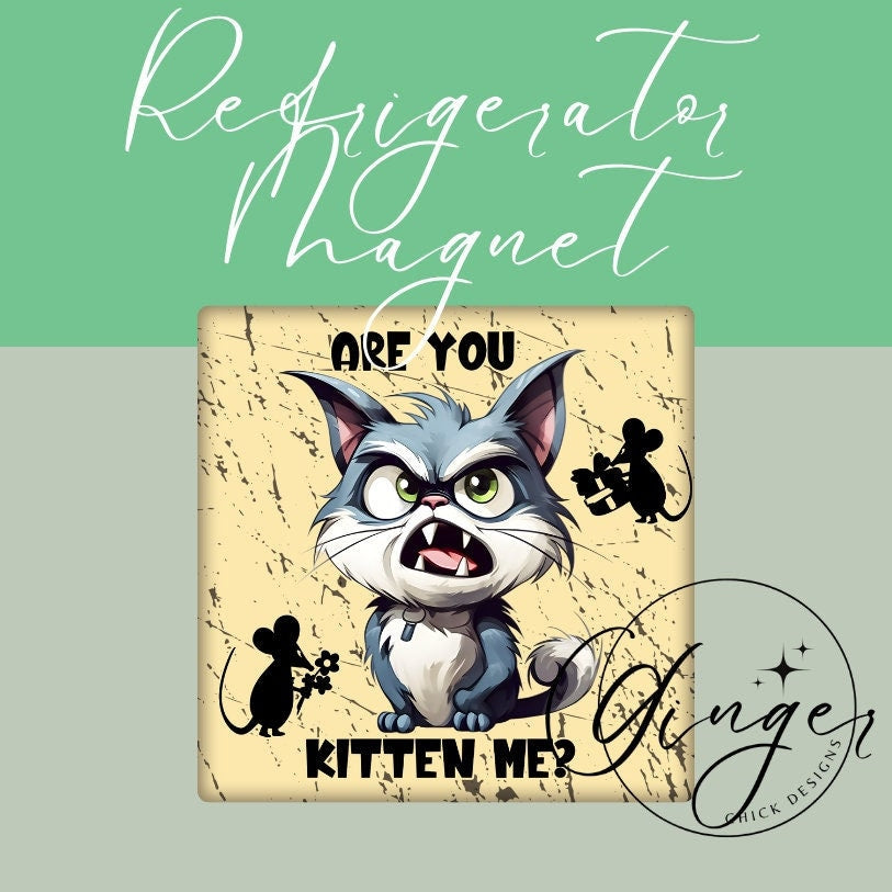 Kitten me 2x2 Magnet