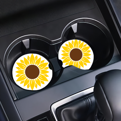 Sunflower Car Coaster