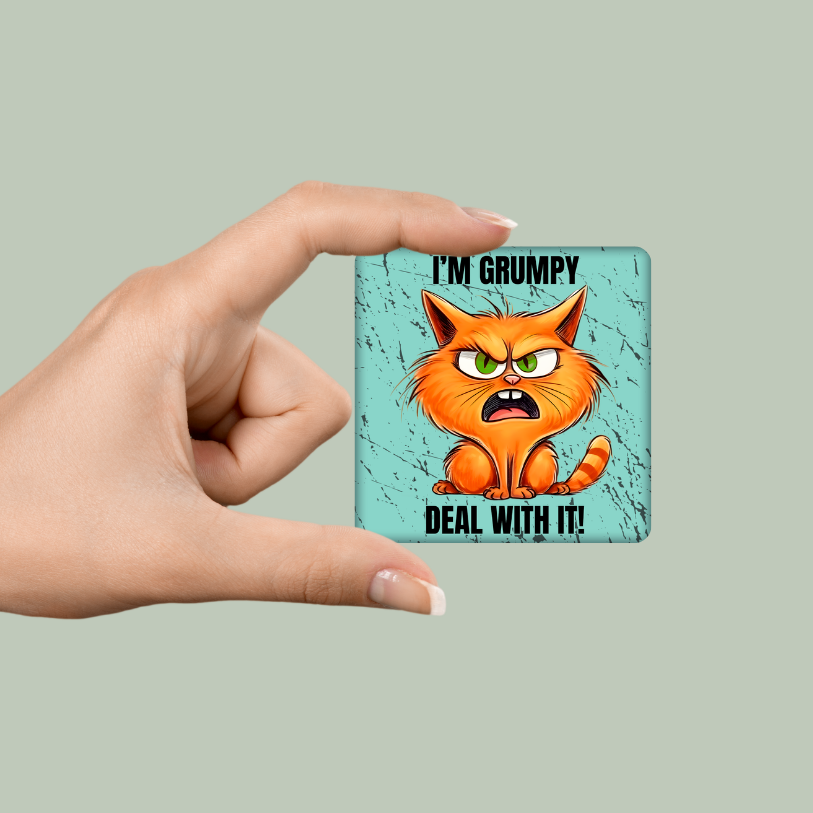 Grumpy Cat 2x2 Magnet