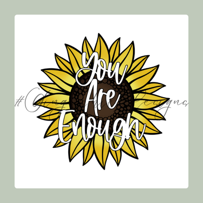 You Are Enough 2x2 Magnet