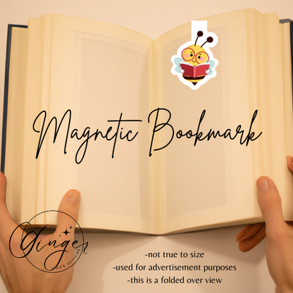 Reading Bee Magnetic Bookmark