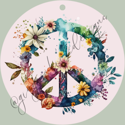 Peace Sign Ornaments